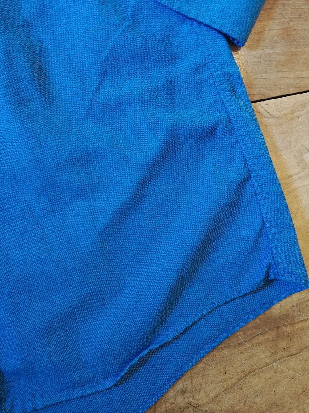 Vintage Barrington Blue Wrinkle Free Oxford Shirt Mens 15.5 34/35 Made in USA - Picture 7 of 11